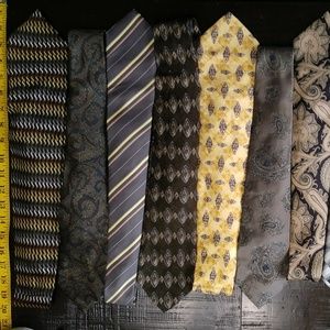 Lot of 11 Vintage Neck Ties Excellent E4